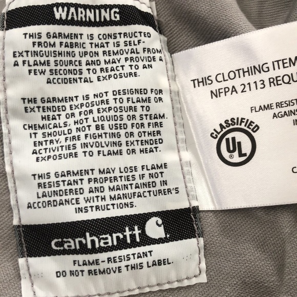 CARHARTT FR ( flame 🔥 resistant) Westex, Men’s work shirt size 2XL” Tall, - Picture 11 of 16